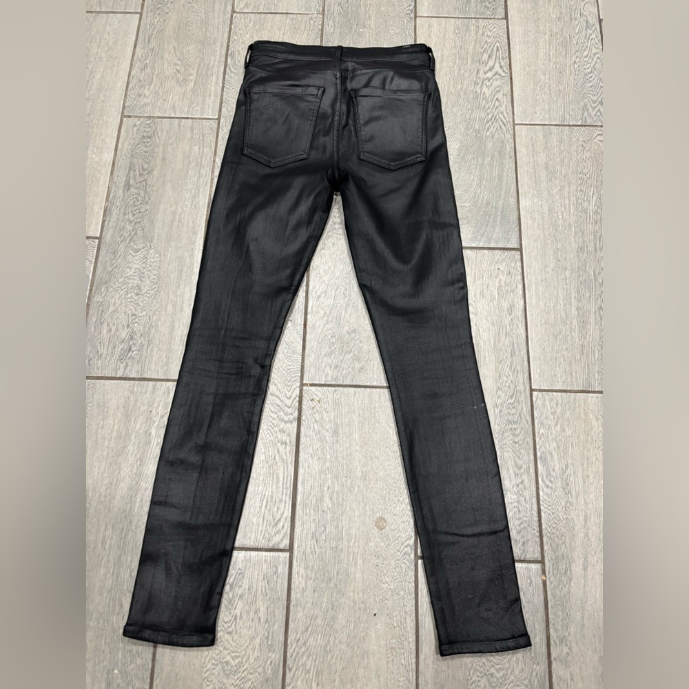 Citizens of Humanity Rocket High Rise Coated Skinny in Black Size 29 - Picture 9 of 10